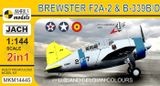 BREWSTER F2A-2 & B-339 B/D U.S. AND BELGIAN COLOURS (2 V 1)
